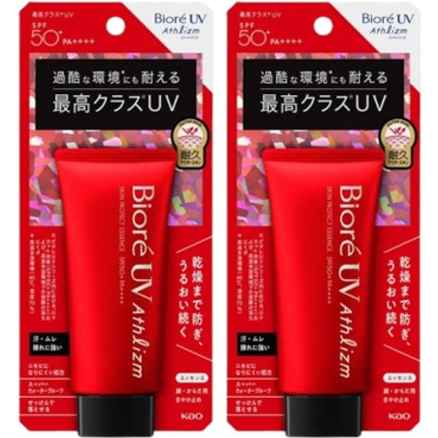 Kao - Biore Athlizm Skin Protect Essence SPF 50+ PA++++ - 70g (2ea) Set