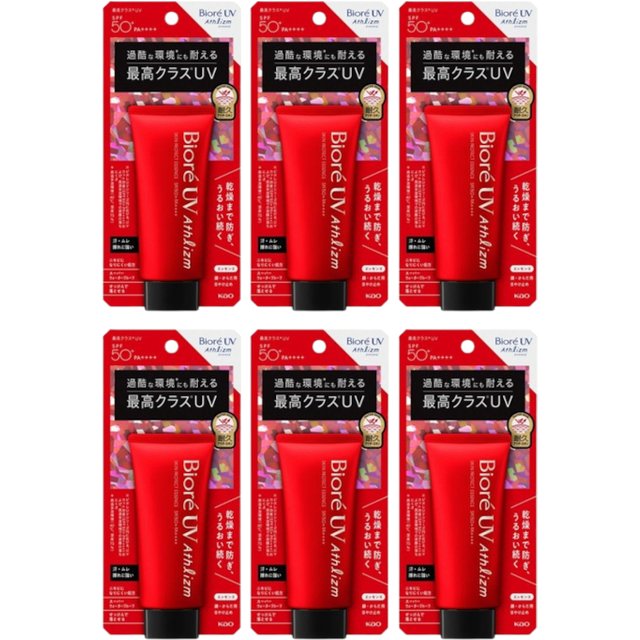 Kao - Biore Athlizm Skin Protect Essence SPF 50+ PA++++ - 70g (6ea) Set