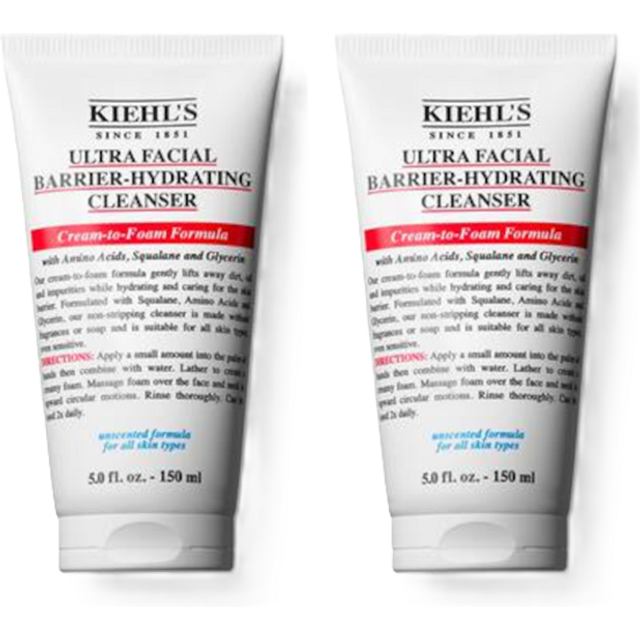 Kiehls - Ultra Facial Barrier-Hydrating Cleanser 150ml Duo Set