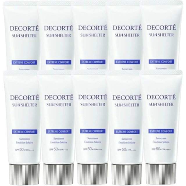 Kose - DECORTE - Sun Shelter Extreme Comfort Sunscreen SPF50+ PA++++ - 35g (10ea) Set