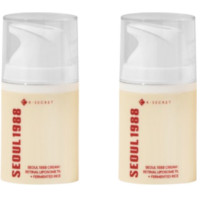 KSECRET - SEOUL 1988 Cream : Retinal Liposome 1% + Fermented Rice - 50ml (2ea) Set