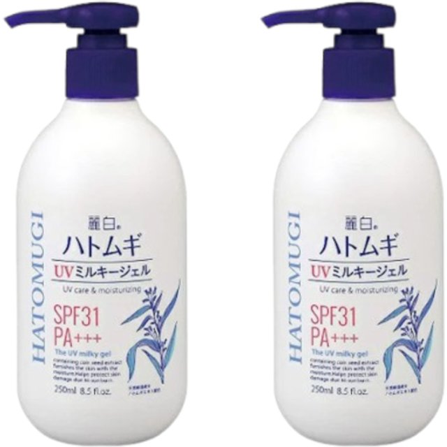 KUMANO COSME - Reihaku Hatomugi UV Milky Gel SPF31 PA+++ - 250g (2ea) Set