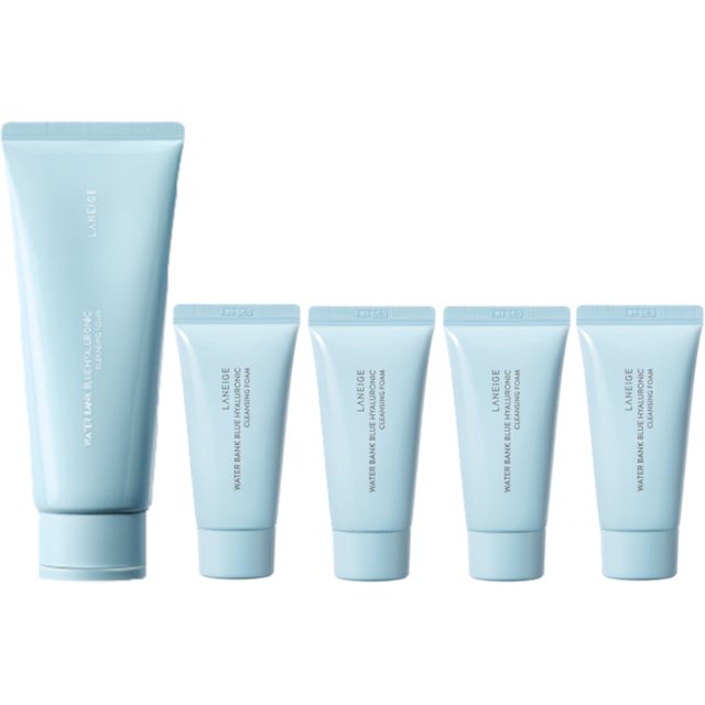 LANEIGE - Water Bank Blue Hyaluronic Cleansing Foam Set (150g x1 + 30g x4)