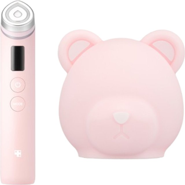 medicube - Age-R Booster Pro + Pink Bear Head Case Set