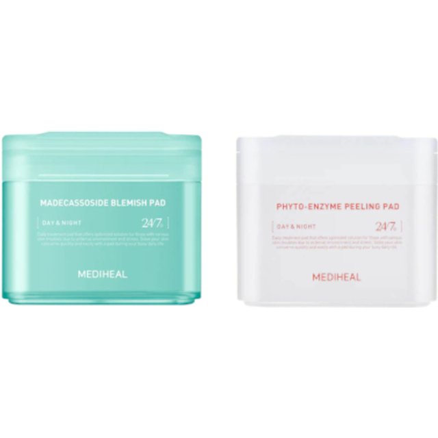 Mediheal - Madecassoside Blemish Pad - 100ea (1ea) + Phyto-Enzyme Peeling Pad - 90ea (1ea) Set