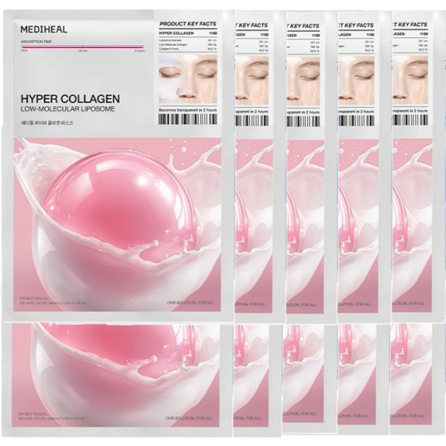 Mediheal - Hyper Collagen Mask (10pcs) Set