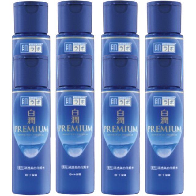Rohto Mentholatum - Hada Labo - Shirojyun Premium Whitening Lotion 170ml - Moist (Japan Version) - 170ml - 2021 Version (8ea) Set