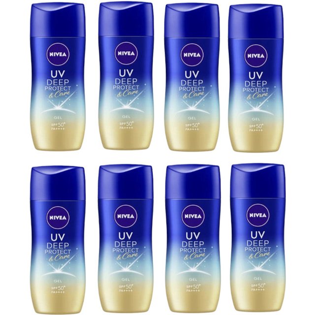 NIVEA Japan - UV Deep Protect & Care Gel SPF50+ PA++++ - 80g (8ea) Set