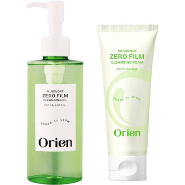 Orien - Mugwort Zero Film Double Cleansing Duo Set