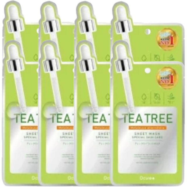 Picomonte - Dcure+ Tea Tree Face Mask - 1 pc (8ea)