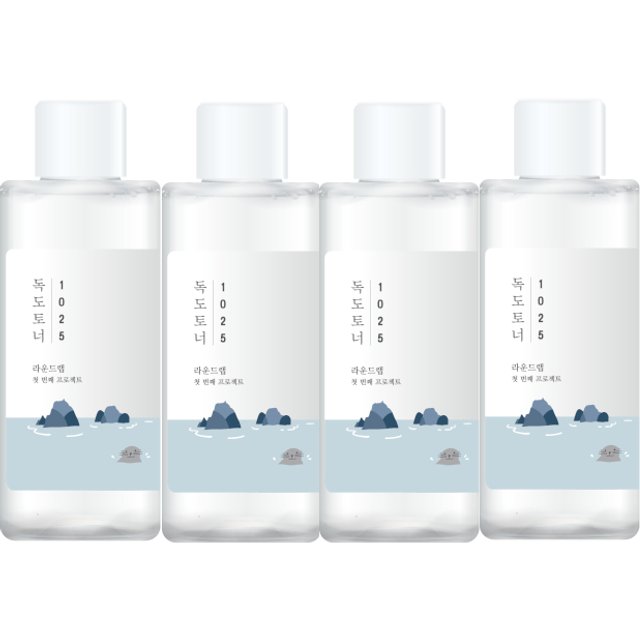 ROUND LAB - 1025 Dokdo Toner - 100ml (4szt.) Set