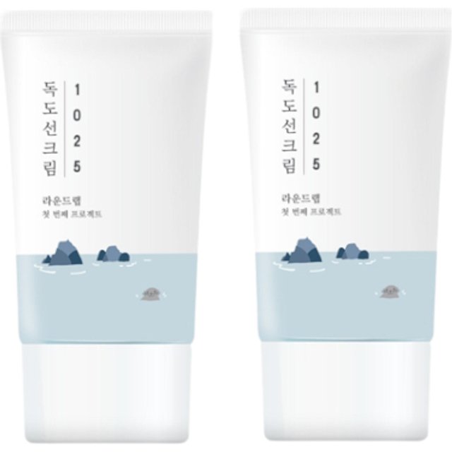 ROUND LAB - 1025 Dokdo Sun Cream SPF50+ PA++++ - 50ml (2ea) Set