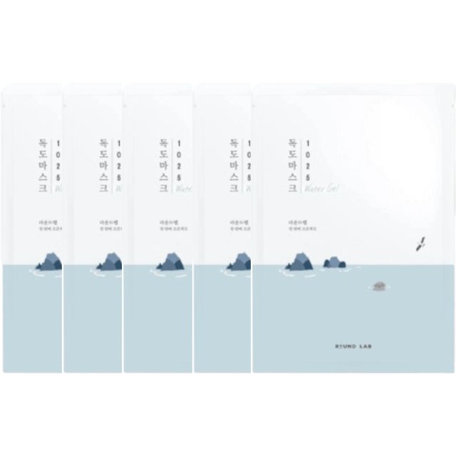 ROUND LAB - 1025 Dokdo Water Gel Mask Sheet - 30ml (5ea) Set