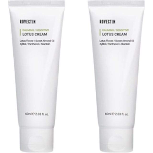 ROVECTIN - Calming Lotus Cream (New Version) - 60ml (2ea) Set