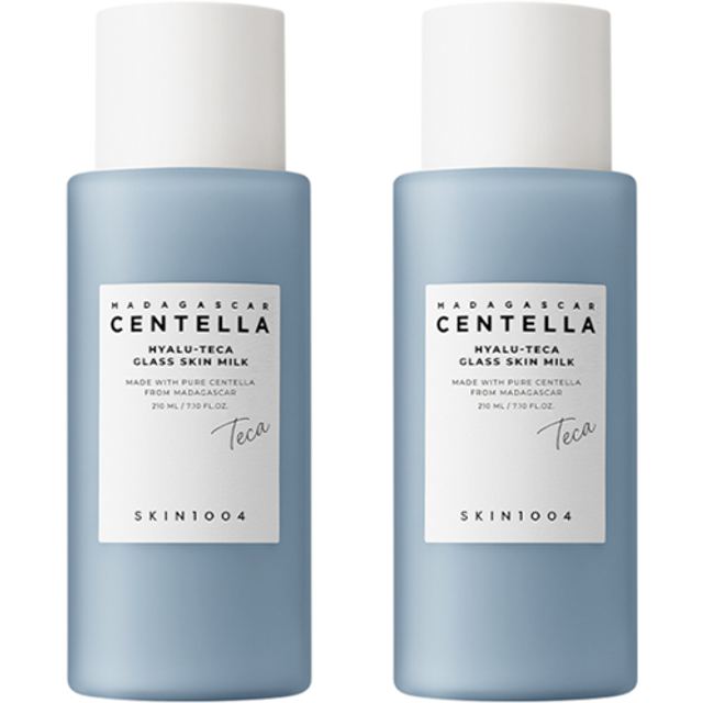 SKIN1004 - Madagascar Centella Hyalu-Teca Glass Skin Milk - 210ml (2ea) Set
