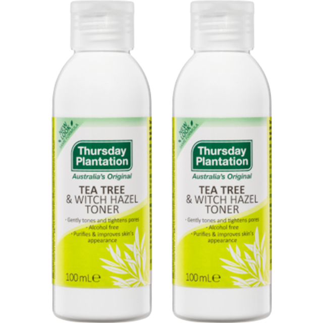 Thursday Plantation - Tea Tree & Witch Hazel Toner - 100ml Duo Set
