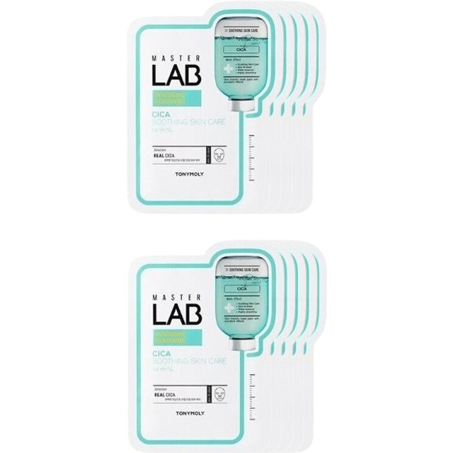TONYMOLY - Master Lab Real Mask Sheet - Cica 10pcs Set