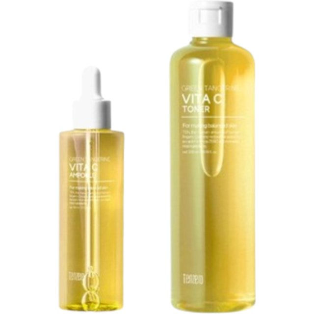 tenzero - Green Tangerine Vita C Toner - 300ml (1ea) X Green Tangerine Vita C Ampoule - 110ml (1ea)