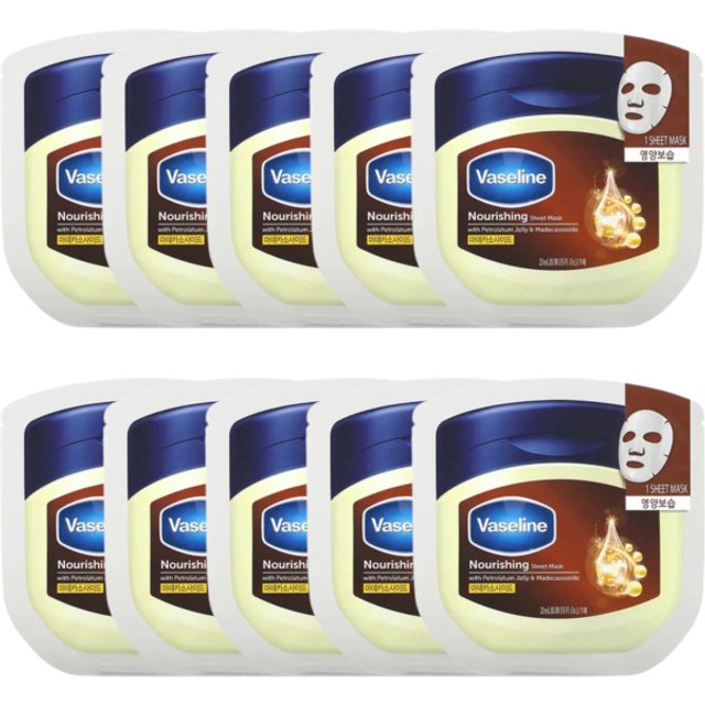 Vaseline - Nourishing Sheet Mask (10pc) Set