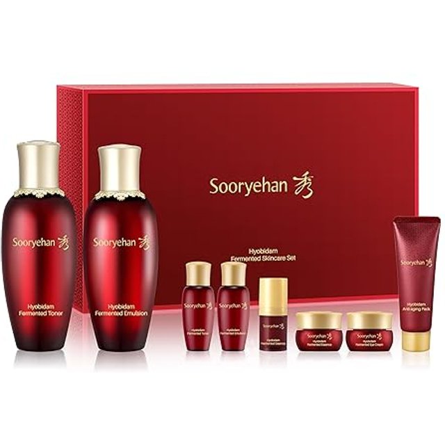Sooryehan - Hyobidam Fermented Skincare Set - 1 Set (8 items)