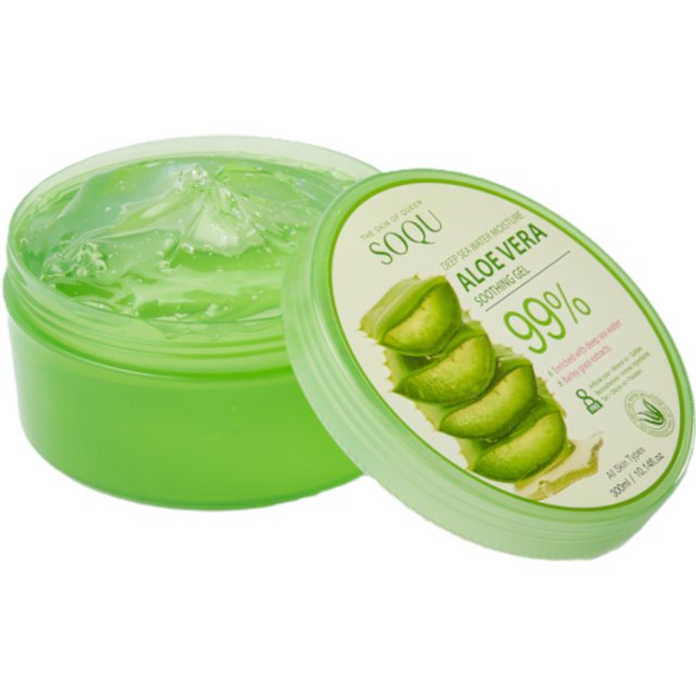 SOQU - Deep Sea Water Moisture Aloe Vera Soothing Gel - 300ml