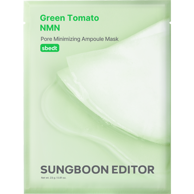 SUNGBOON EDITOR - Green Tomato NMN Pore Minimizing Ampoule Mask - 23g