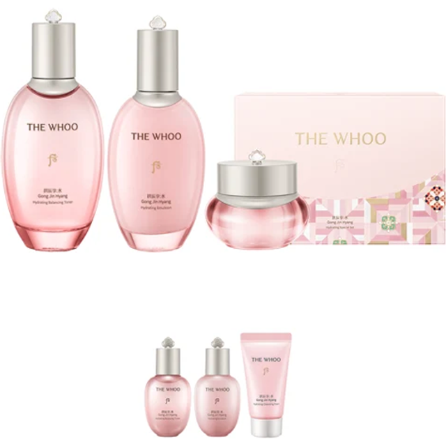 The History of Whoo - Gong Jin Hyang Hydrating Special Set - 6 items