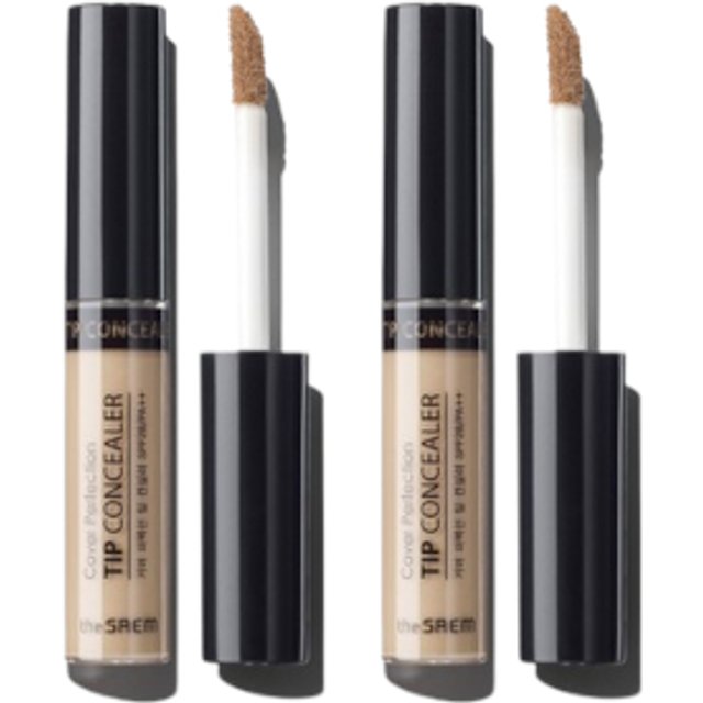 The Saem - Cover Perfection Tip Concealer - 6.5g - Peach Beige (2ea) Set