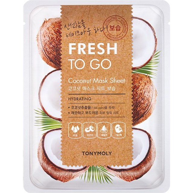 TONYMOLY - Fresh To Go Mask Sheet - COCONUT - 1pc
