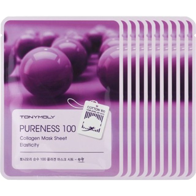 TONYMOLY - Pureness 100 Mask Sheet - Collagen (10ea) Set