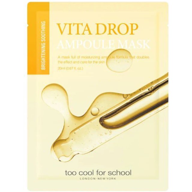 Too Cool For School - Drop Ampoule Mask - 20ml - Vita Drop