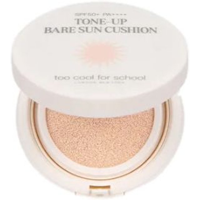 Too Cool For School - Tone Up Bare Sun Cushion - 15g