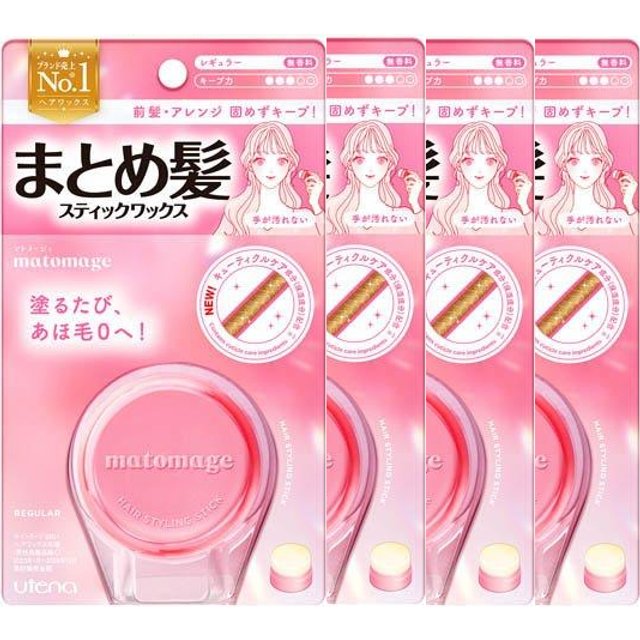 Utena - Matomage Hair Styling Stick - 13g - Regular Hold (4ea) Set