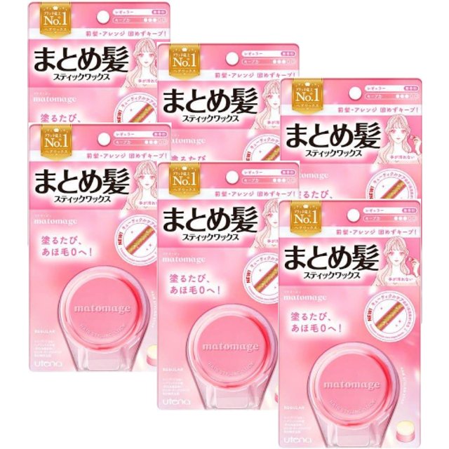 Utena - Matomage Hair Styling Stick - 13g - Regular Hold (6ea) Set