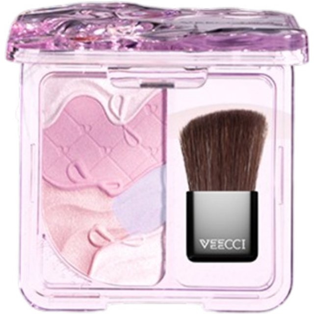 VEECCI - Dreamy Quad Glow Highlighter & Blush Palette - 4g - E01 Sakura Pearl