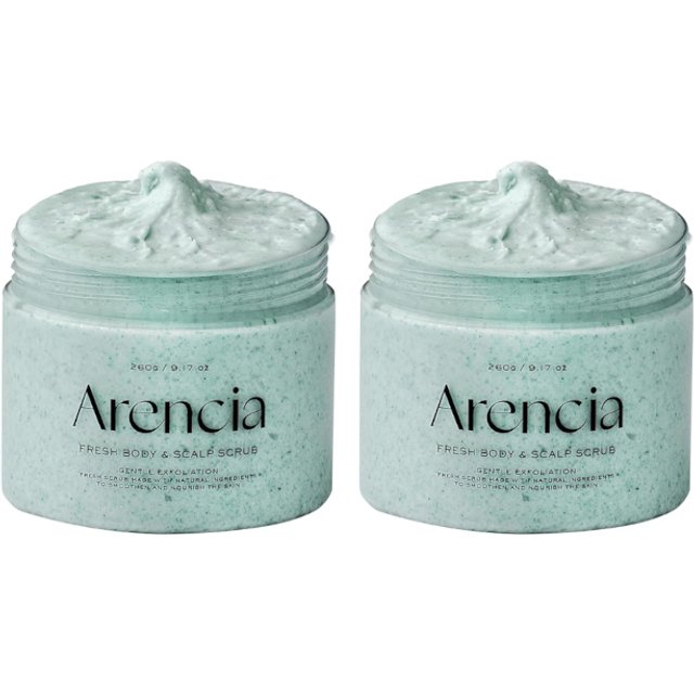 Arencia - Fresh Cloud Body Scrub - 260g - French Mint & Lily (2ea) Set