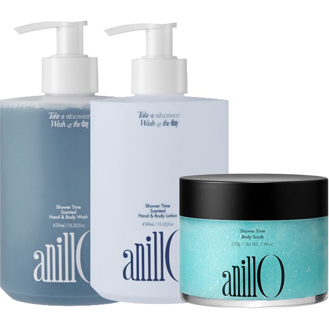 anillO - Shower Time Scented Complete Body Care Set