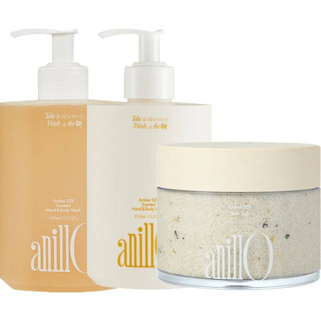 anillO - Amber528 Scented Complete Bath Set