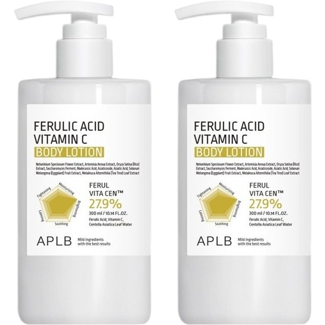 APLB - Ferulic Acid Vitamin C Body Lotion - 300ml DUO Set