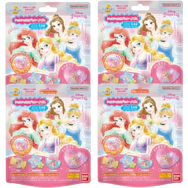 Bandai - Disney Princess Hair Band Bath Ball - 1 pc (4ea) Set"