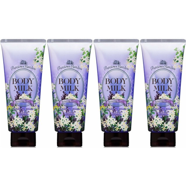 Kose - Precious Garden Body Milk - Relaxing Flower - 200g (4ea) Set