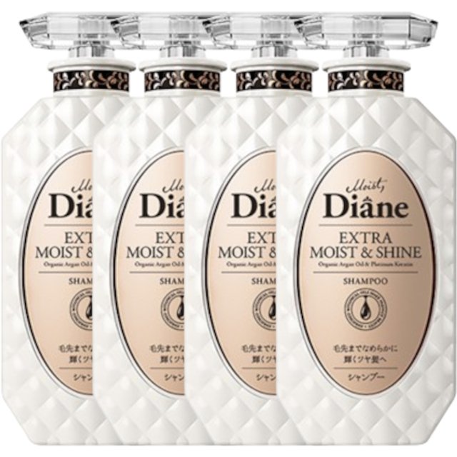 NatureLab - Moist Diane Perfect Beauty Extra Moist & Shine Shampoo - 450ml (4ea) Set"