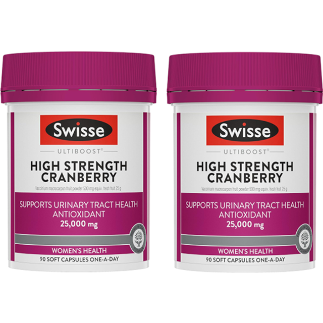 Swisse - Ultiboost High Strength Cranberry - 90 Tablets Duo Set
