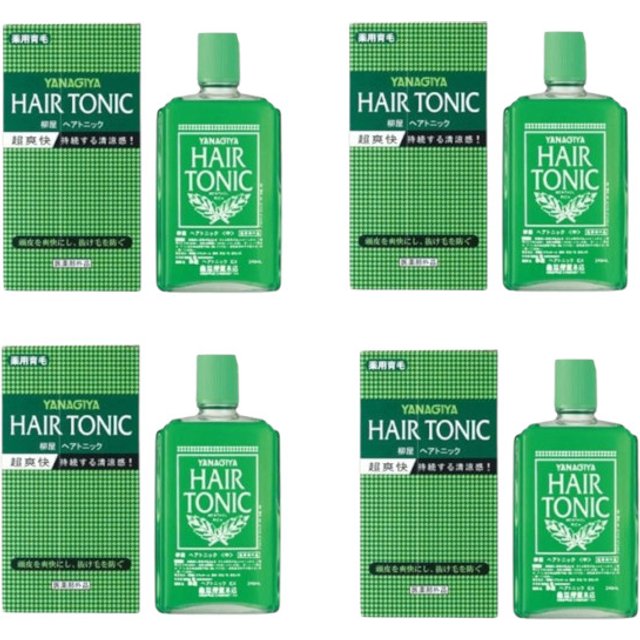 Yanagiya - Hair Tonic - 240ml - Medium (4ea) Set