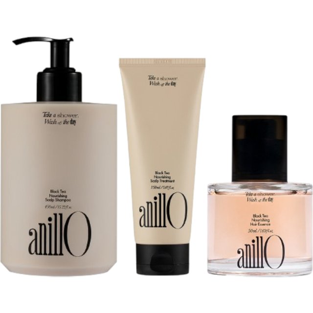 anillO - Black Tea Nourishing Hair Repair Set