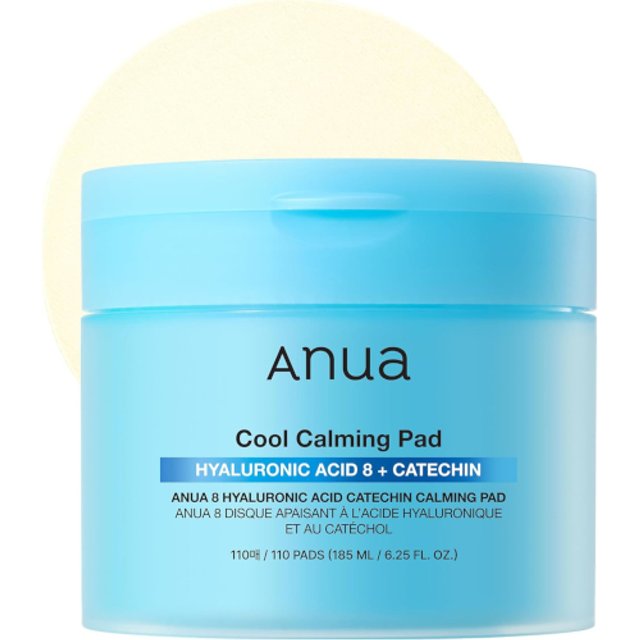 ANUA - 8 Hyaluronic Acid Catechin Calming Pad - 110pcs