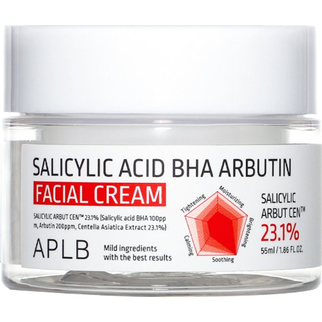 APLB - Salicylic Acid BHA Arbutin Facial Cream - 55ml