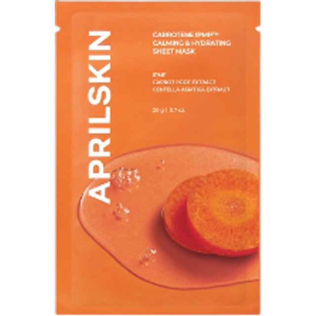 APRILSKIN - Carrotene IPMP Calming & Hydrating Sheet Mask - 20g