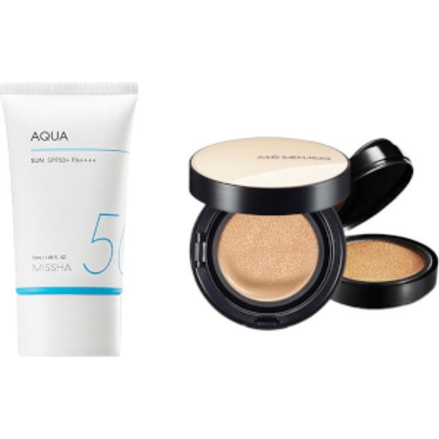 MISSHA - All-Around Safe Block Aqua Sun SPF50+ PA++++ (New version of All-Around Safe Block Aqua Sun Gel ) - 50ml X Jung Saem...