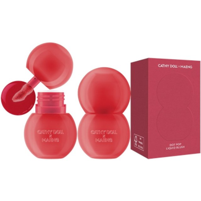 Cathy Doll - Cathy Doll x Maeng Dot Pop Liquid Blush - 4g - 09 Very Cherry